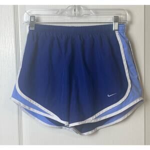Nike Dri Fit Blue on Blue 3" Running Shorts Women's Size Medium